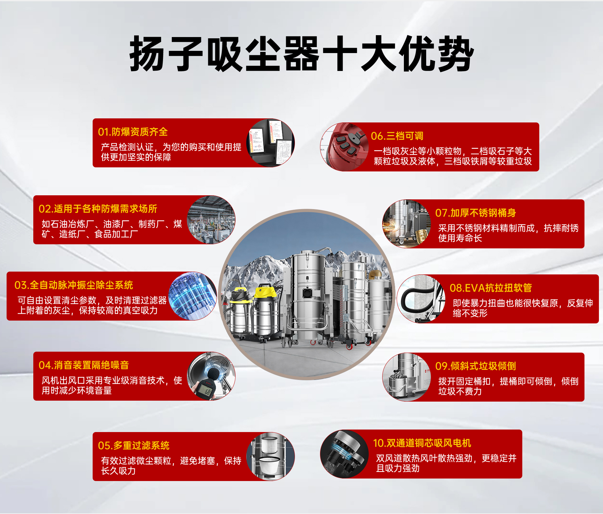 扬子吸尘器十大优势